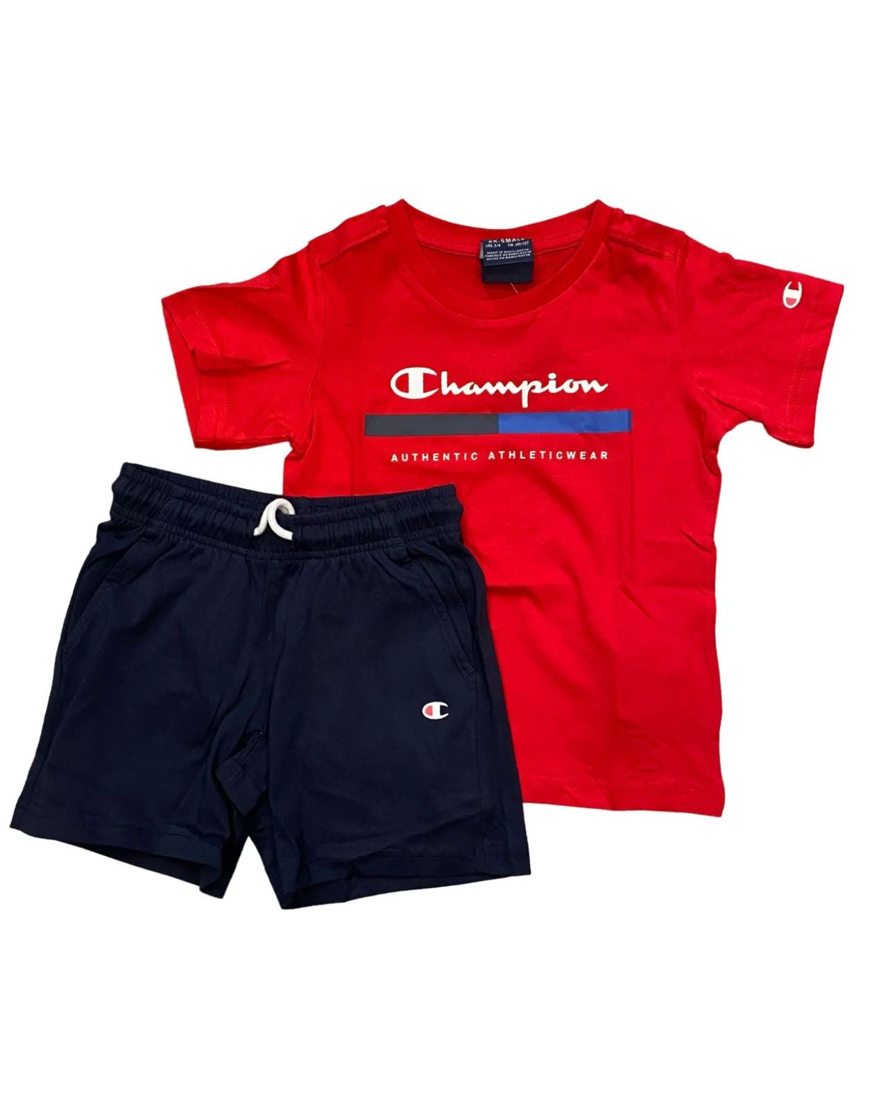 Champion completino da ragazzo maglietta e pantaloncino
