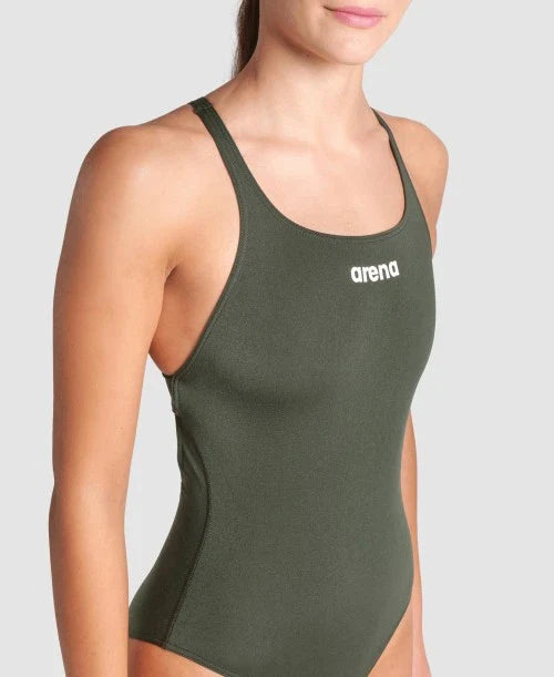 Costume intero Donna Team Swim Pro Tinta unita