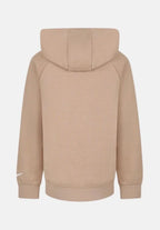 Felpa con cappuccio Big Mashup beige per bambino e bambina