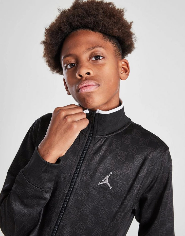 Felpa con zip da ragazzo Jordan Monogram Tack Jacket
