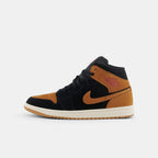 Nike Air Jordan 1 Mid SE Black Varsity Red Sail
