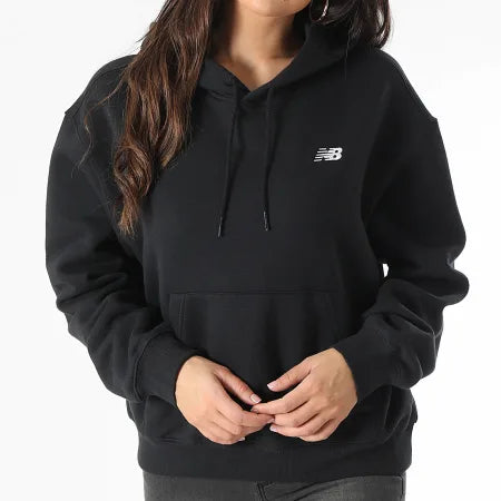 Felpa con cappuccio oversize da donna in pile