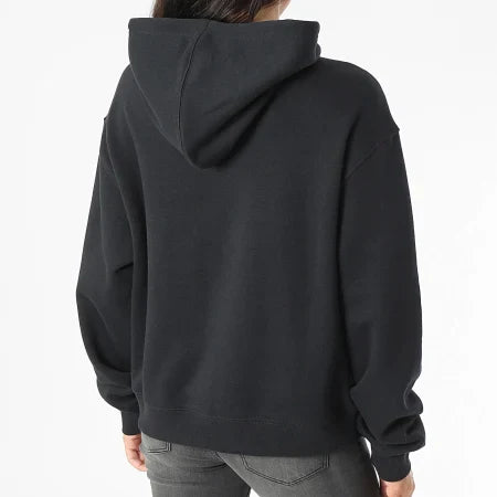 Felpa con cappuccio oversize da donna in pile