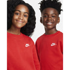 Felpa girocollo per bambini Nike Club Fleece LBR