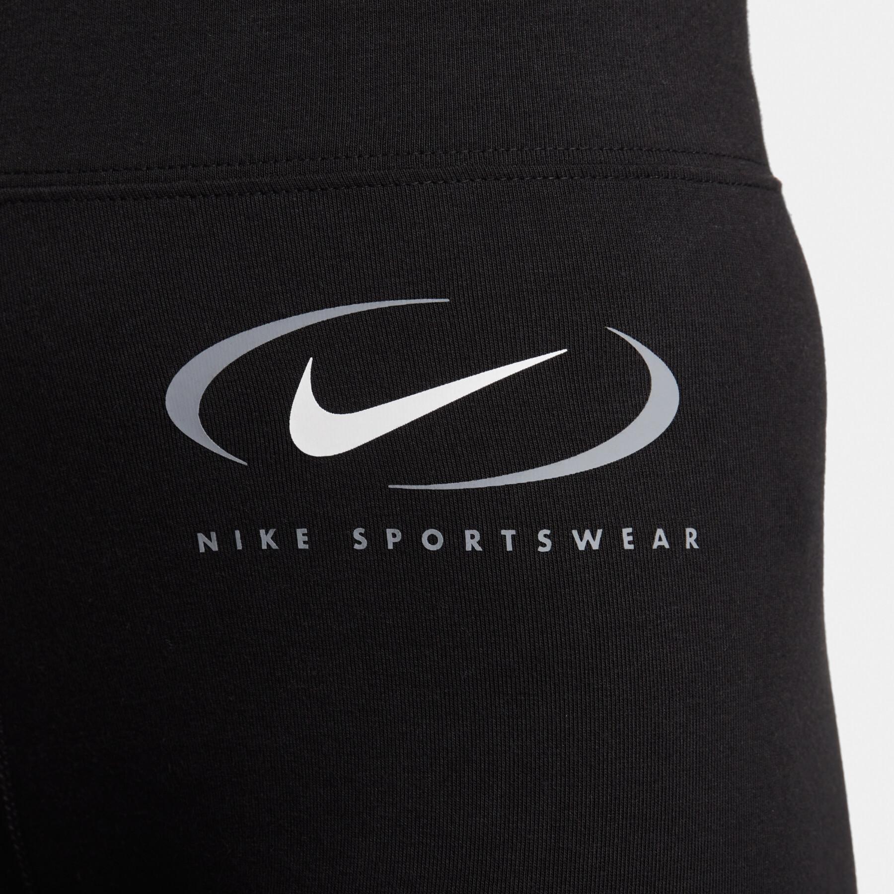 Leggings a vita alta stampati da donna Nike Swoosh