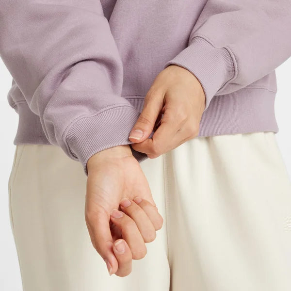 Felpa New Balance Fleece Crew Lilla