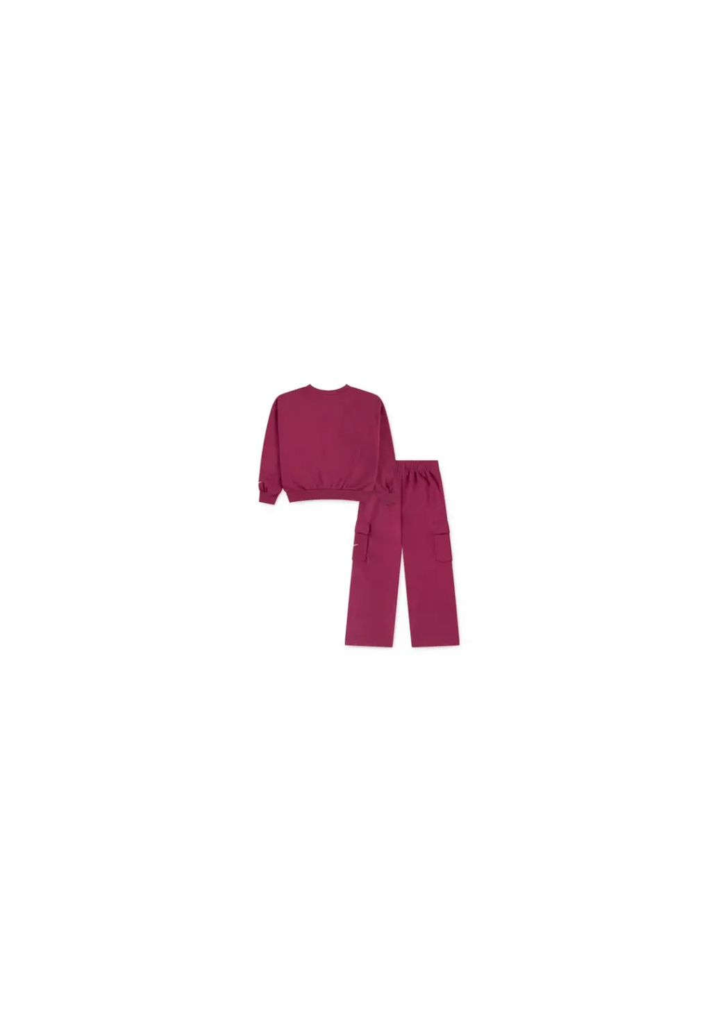 Tuta bambina Nike Cargo French Terry - Fucsia