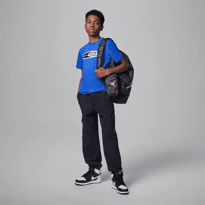 Jordan con Logo gommato Blu